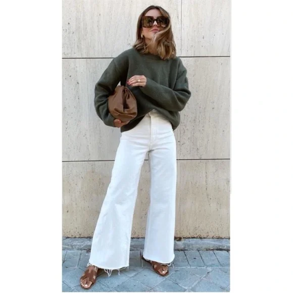 Zara The Marine Straight high-waist wide leg jeans - Picture 2 of 10